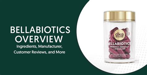 <b>BellaBiotics</b> features two “powerhouse” probiotics (Lactobacillus paracasei and Lactococcus lactis), Korean mint and dermaval. . Bellabiotics review consumer reports